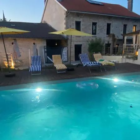 Reve De Coton Avec Privatif & Piscine Tatil Evi La Roche-Chalais